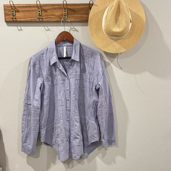 Anthropologie Handkerchief‎ button down size Small - Picture 12 of 12